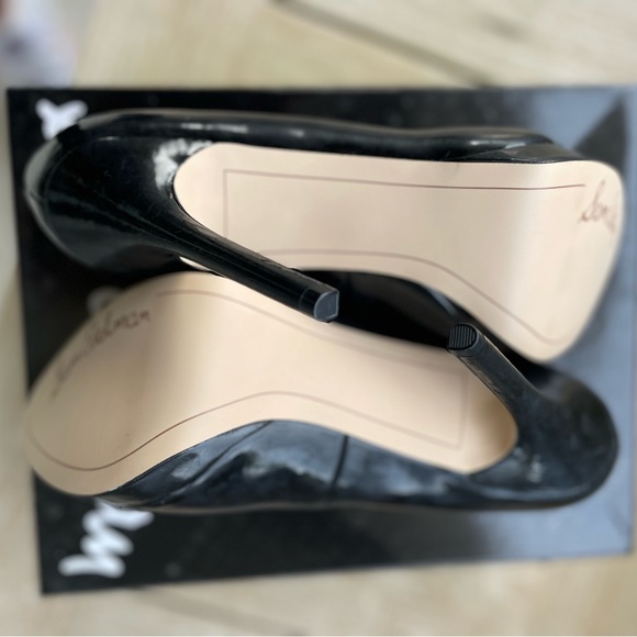 Sam Edelman, ELLA Black Patent leather dress peep-toe heels. NEW in box - Picture 7 of 7